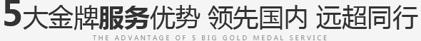 5大金牌服務(wù)優(yōu)勢(shì)，領(lǐng)先國(guó)內(nèi)，遠(yuǎn)超同行